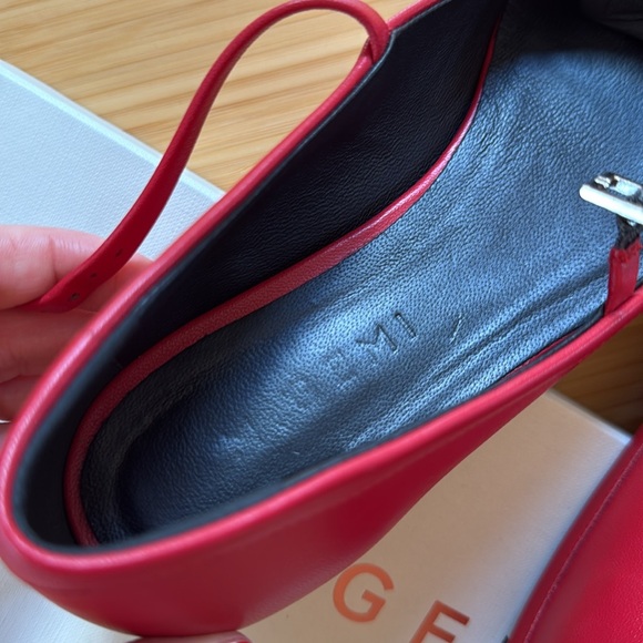 M. Gemi ‘The Margherita’ Mary Jane flats in Sunset Red, size 37 - Picture 14 of 14